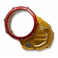 CNC Racing Clear Wet Clutch Cover BASE for the Ducati Multistrada 1200/1260 (2015+) and XDiavel / Diavel 1260